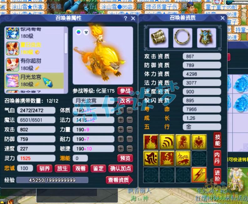 梦幻西游175级服战花果山装备展示图