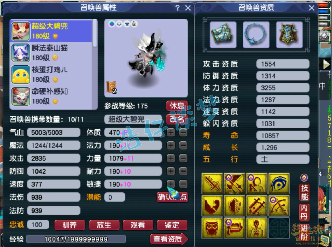 梦幻西游175帮战凌波城装备展示图