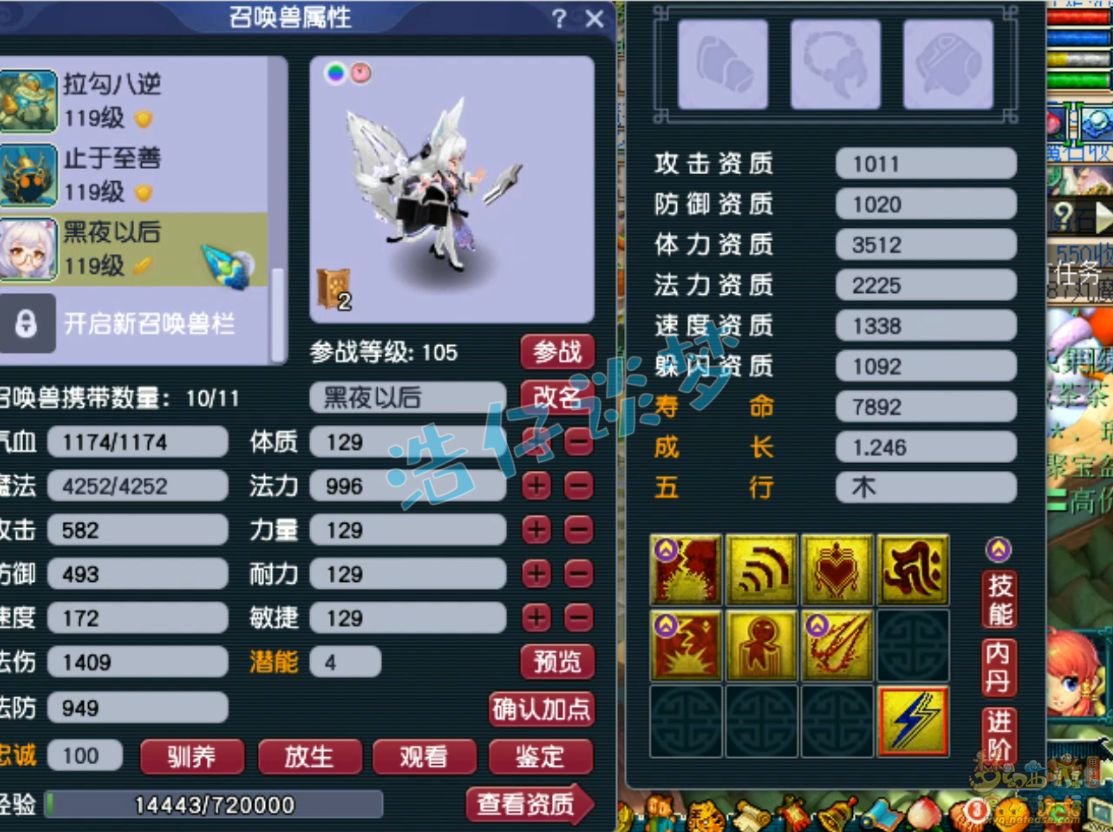 梦幻西游封女儿村109级装备展示图