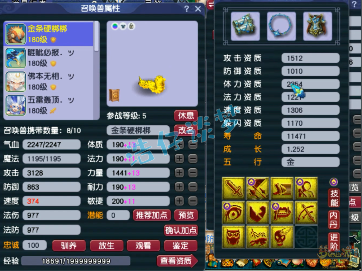 梦幻西游任务175级神木林装备展示图