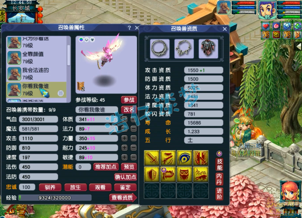 梦幻西游花果山任务69级装备展示图