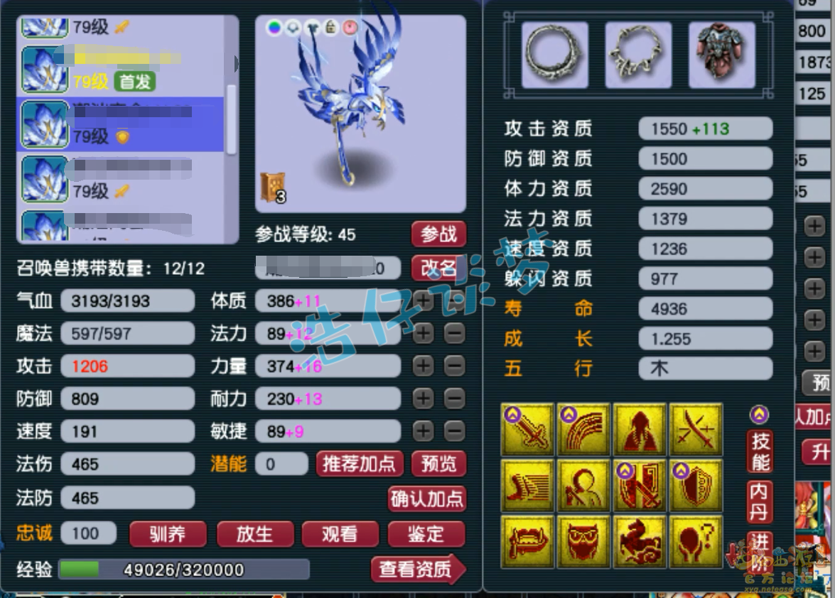 梦幻西游69级阴曹地府装备展示图