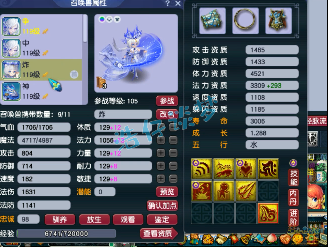 梦幻西游百套109级天宫装备展示图