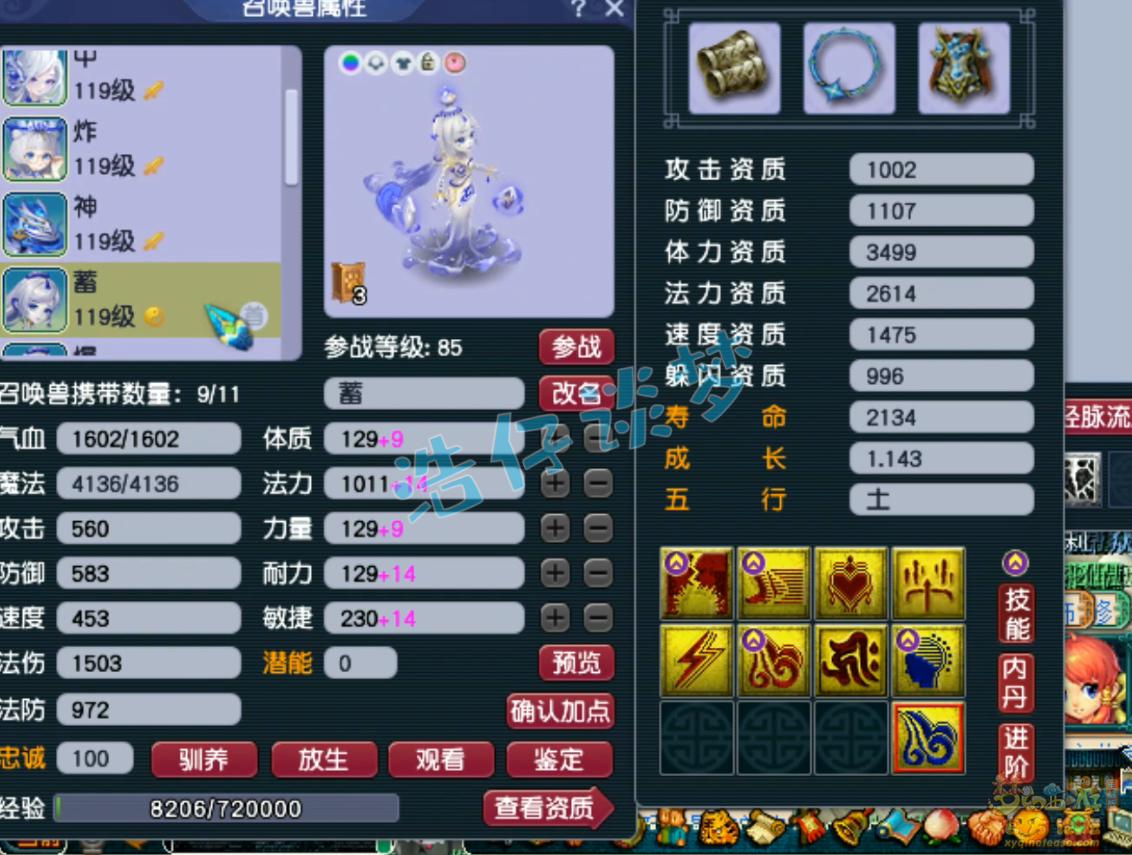 梦幻西游百套109级天宫装备展示图