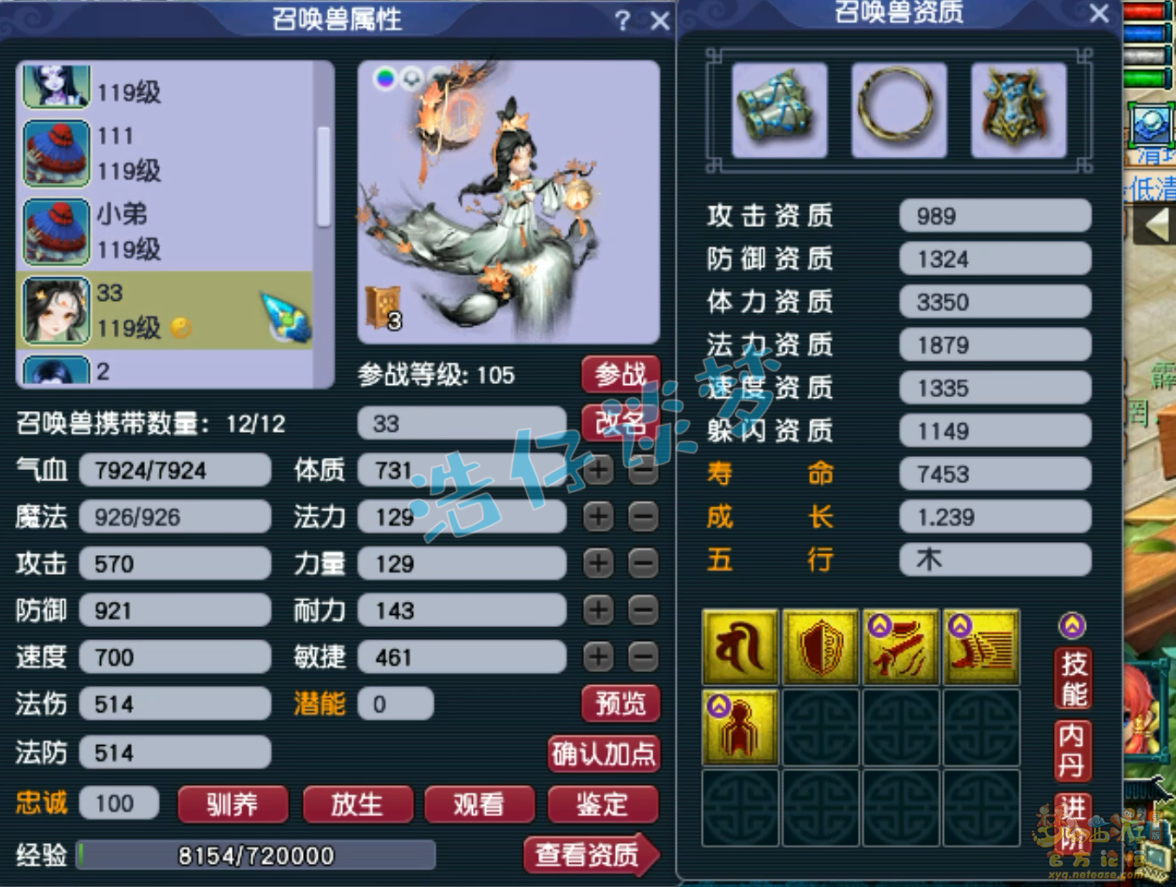 梦幻西游109凌波城PK装备展示图