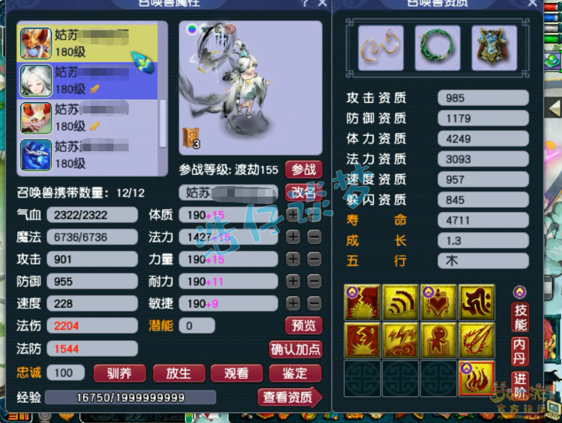 梦幻西游五庄观服战175装备装备展示图