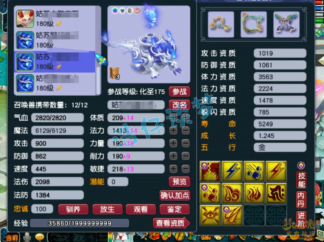 梦幻西游五庄观服战175装备装备展示图