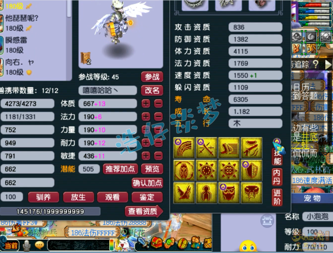 梦幻西游PK175级凌波城装备展示图