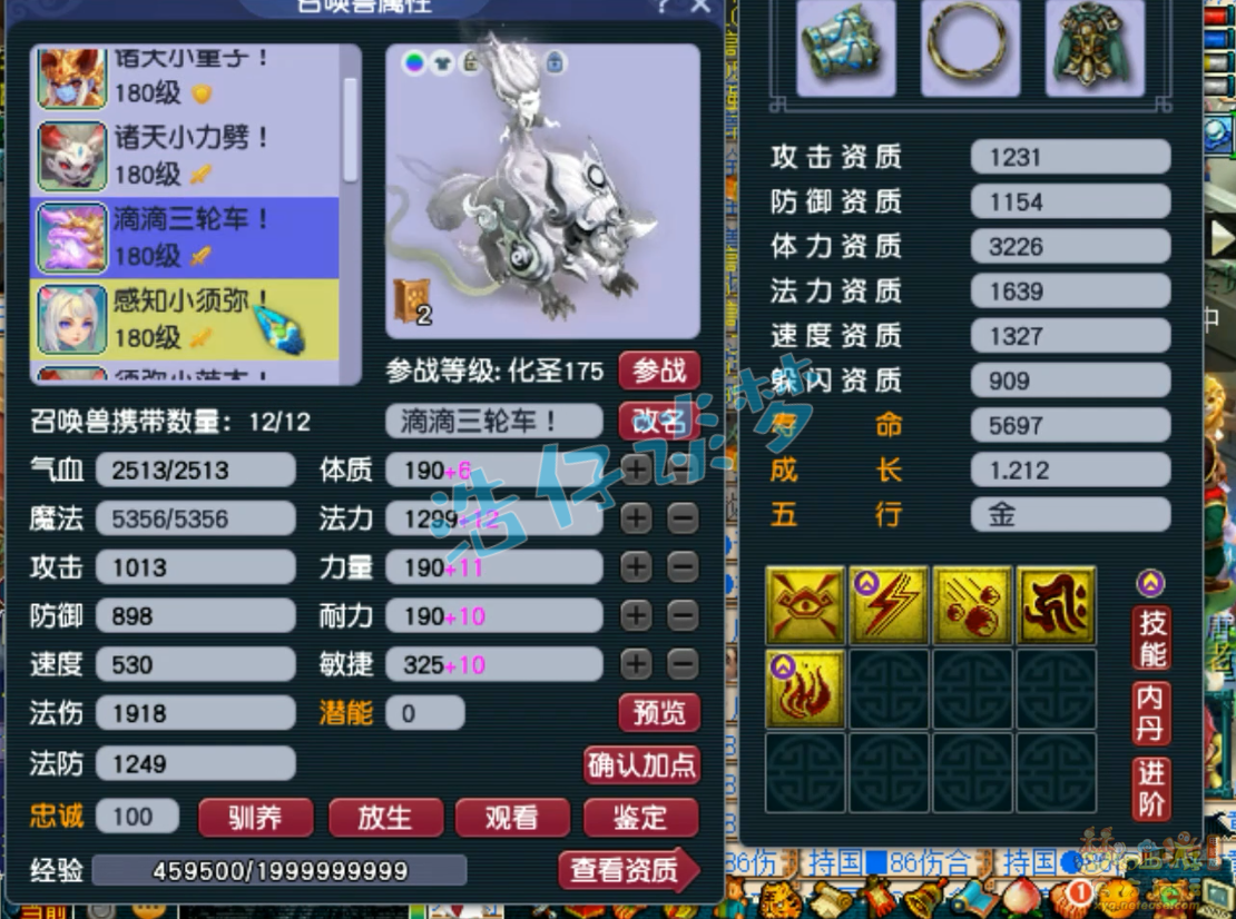 梦幻西游虎贲大唐装备175级展示图