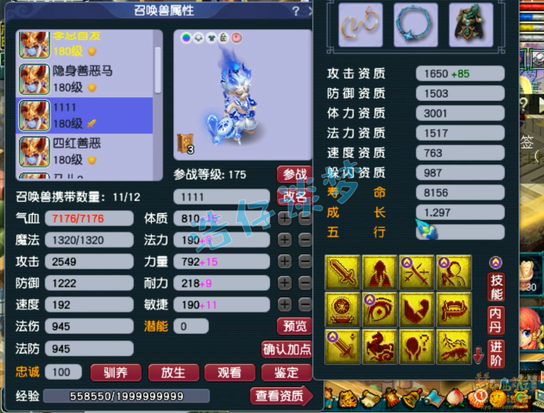 梦幻西游大唐官府服战装备175级展示图