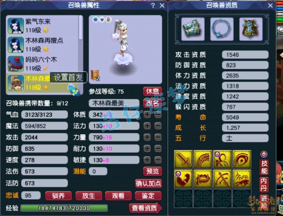 梦幻西游百套花果山109级装备展示图