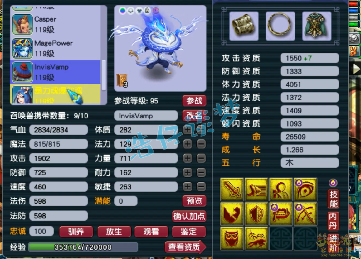 梦幻西游花果山装备109展示图