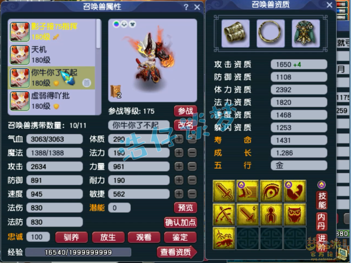 梦幻西游175级PK化生寺装备展示图