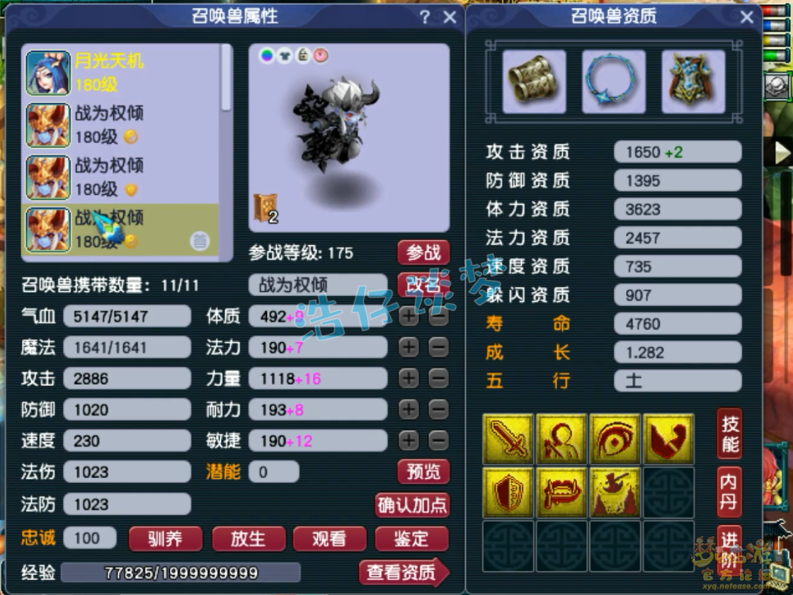 梦幻西游咒师175普陀山装备展示图