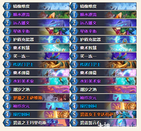 炉石传说穿越时间流奥术龙法卡组代码分享