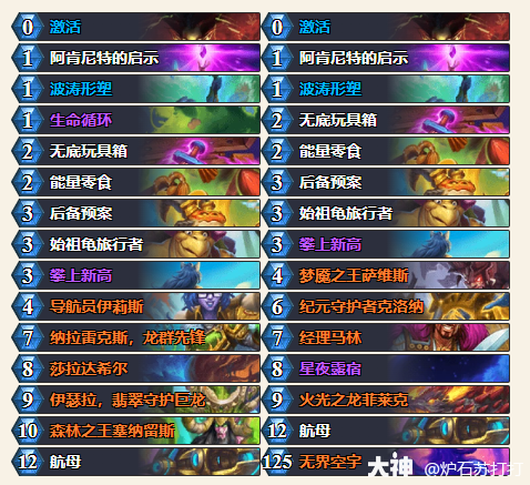 炉石传说34.0.2大哥德卡组代码一览