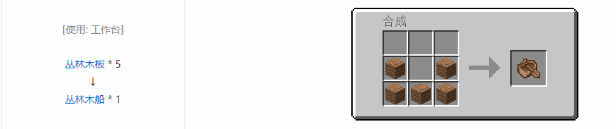 我的世界基础工具合成表大全