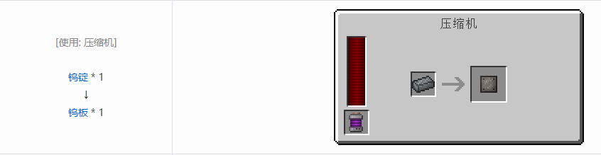 我的世界科技复兴板合成表大全