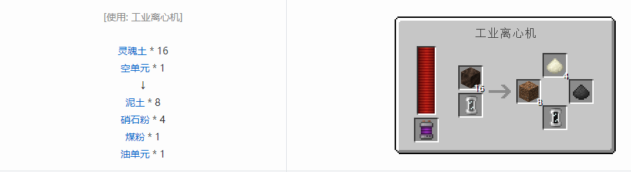 我的世界科技复兴粉合成表大全