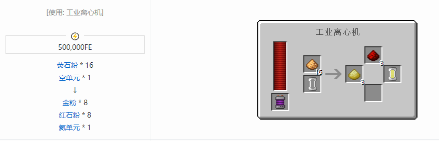 我的世界科技复兴粉合成表大全