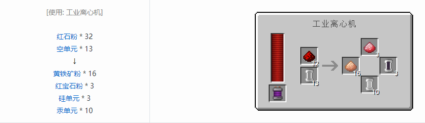 我的世界科技复兴粉合成表大全