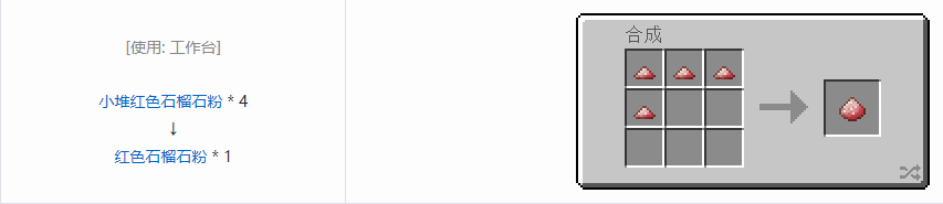 我的世界科技复兴粉合成表大全