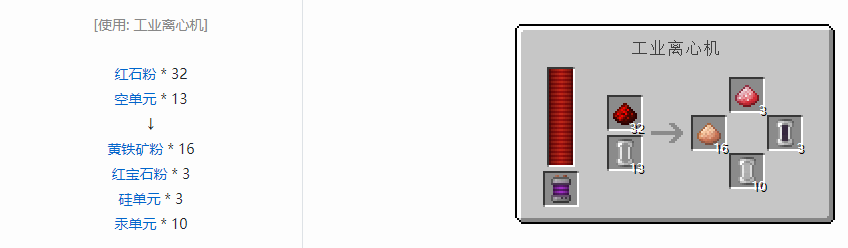 我的世界科技复兴粉合成表大全