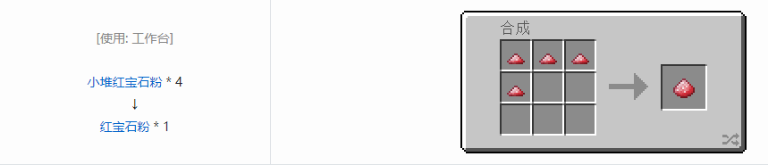 我的世界科技复兴粉合成表大全