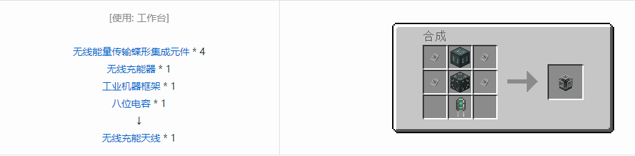我的世界末影接口末影科技合成表大全