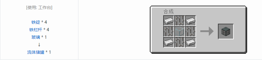 我的世界末影接口储存合成表大全
