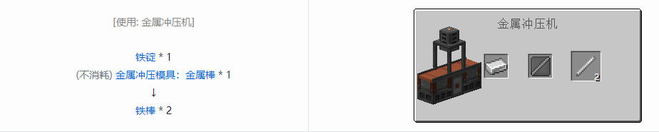 我的世界沉浸工程材料合成表大全