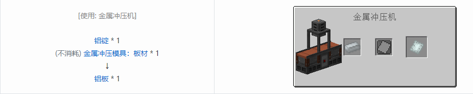 我的世界沉浸工程材料合成表大全