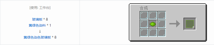 我的世界染色玻璃板怎么合成