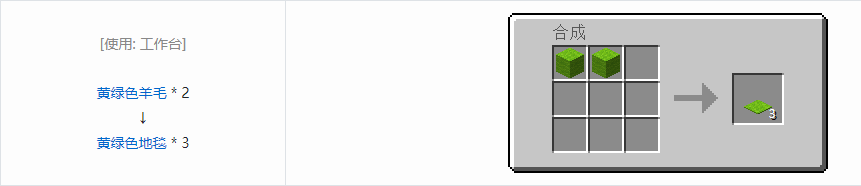 我的世界地毯怎么做