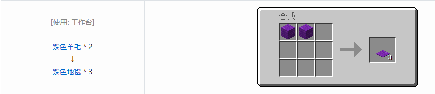 我的世界地毯怎么做