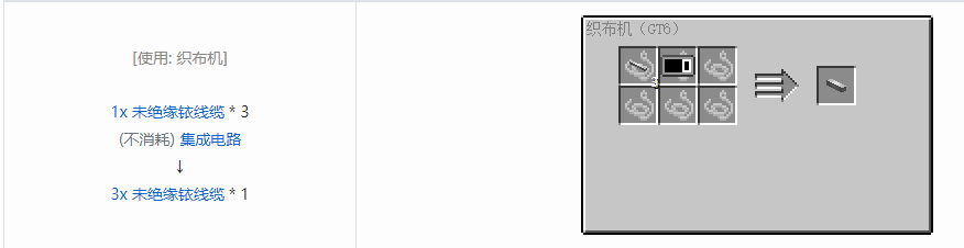 我的世界格雷科技6管道线缆轴合成表大全