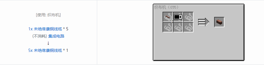 我的世界格雷科技6管道线缆轴合成表大全