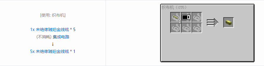 我的世界格雷科技6管道线缆轴合成表大全