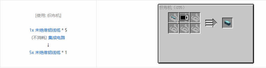 我的世界格雷科技6管道线缆轴合成表大全