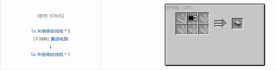 我的世界格雷科技6管道线缆轴合成表大全