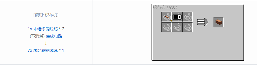 我的世界格雷科技6管道线缆轴合成表大全