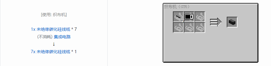 我的世界格雷科技6管道线缆轴合成表大全