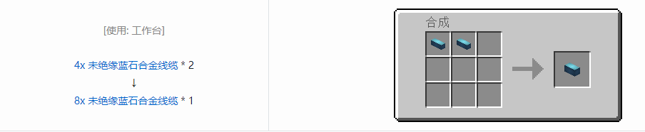 我的世界格雷科技6管道线缆轴合成表大全