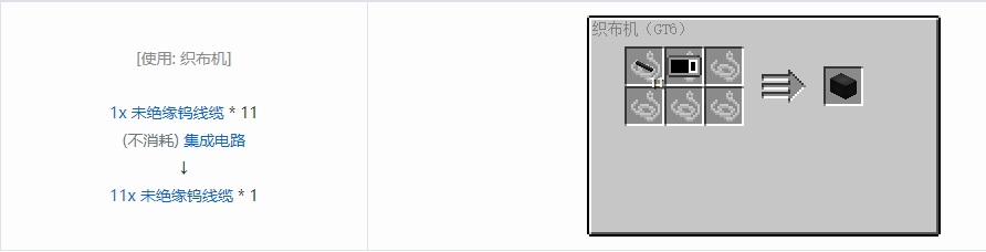 我的世界格雷科技6管道线缆轴合成表大全