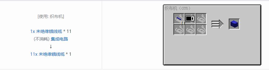 我的世界格雷科技6管道线缆轴合成表大全