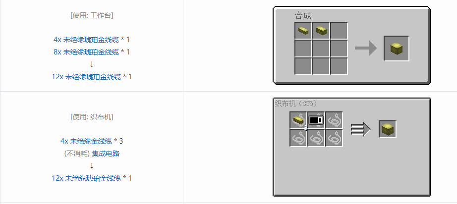 我的世界格雷科技6管道线缆轴合成表大全