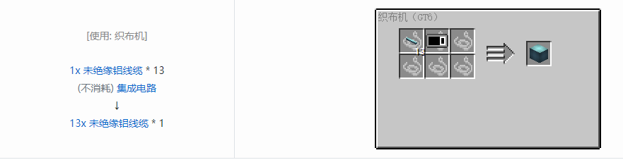 我的世界格雷科技6管道线缆轴合成表大全