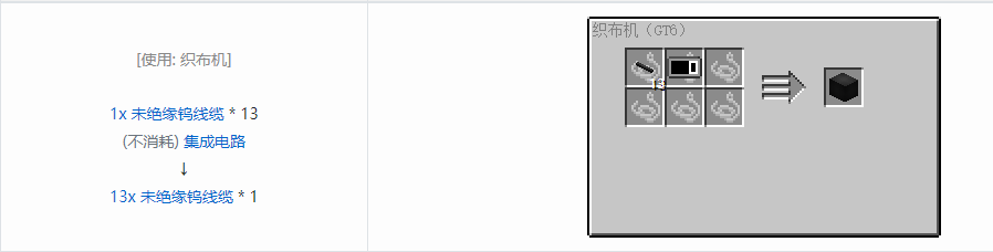 我的世界格雷科技6管道线缆轴合成表大全