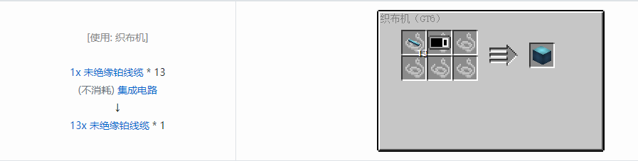 我的世界格雷科技6管道线缆轴合成表大全