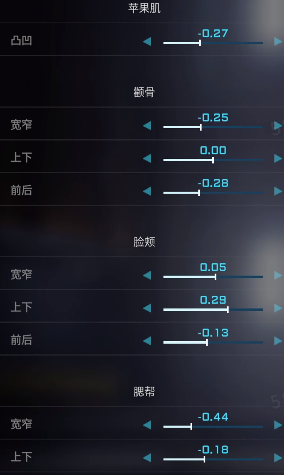 解限机水无怜奈捏脸数据一览